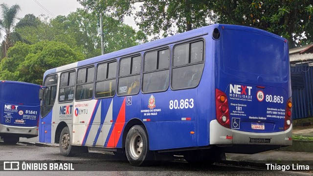 Next Mobilidade - ABC Sistema de Transporte 80.863 na cidade de Ribeirão Pires, São Paulo, Brasil, por Thiago Lima. ID da foto: 11795917.