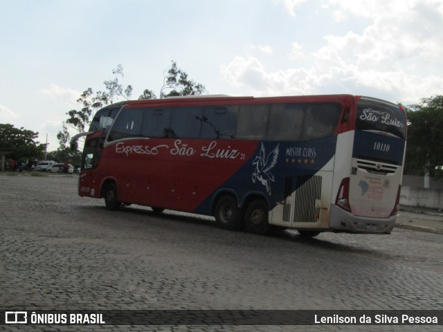 Expresso São Luiz 10110 na cidade de Caruaru, Pernambuco, Brasil, por Lenilson da Silva Pessoa. Número da foto: #11796519.