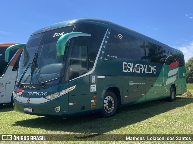 Viação Esmeraldas 204 na cidade de Taubaté, São Paulo, Brasil, por Matheus  Loiaconi dos Santos. ID da foto: 11795569.