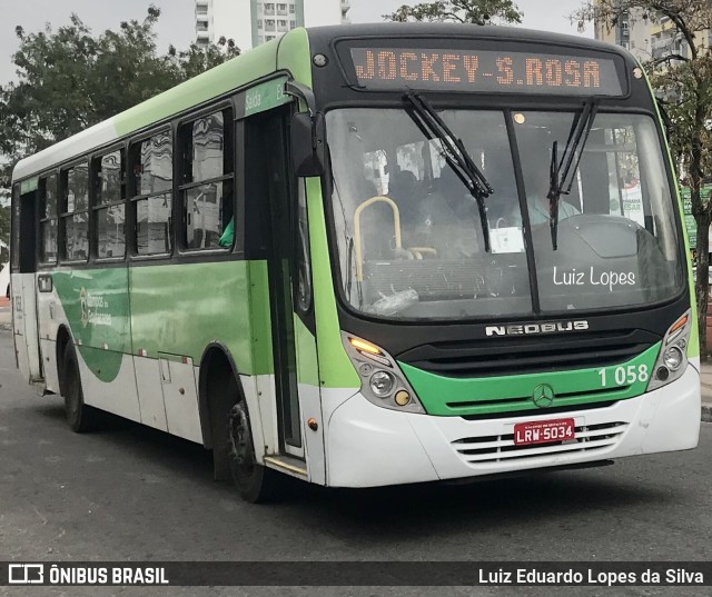 Auto Viação São João 1 058 na cidade de Campos dos Goytacazes, Rio de Janeiro, Brasil, por Luiz Eduardo Lopes da Silva. Número da foto: #11795000.