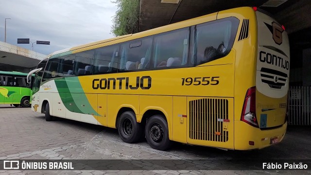 Empresa Gontijo de Transportes 19555 na cidade de Belo Horizonte, Minas Gerais, Brasil, por Fábio Paixão. ID da foto: 11796813.