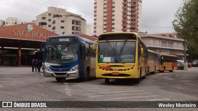 Viação São Roque 2400 na cidade de São Roque, São Paulo, Brasil, por Wesley Monteiro. ID da foto: 11799427.