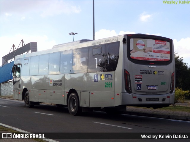 City Transporte Urbano Intermodal Sorocaba 2661 na cidade de Sorocaba, São Paulo, Brasil, por Weslley Kelvin Batista. ID da foto: 11799149.