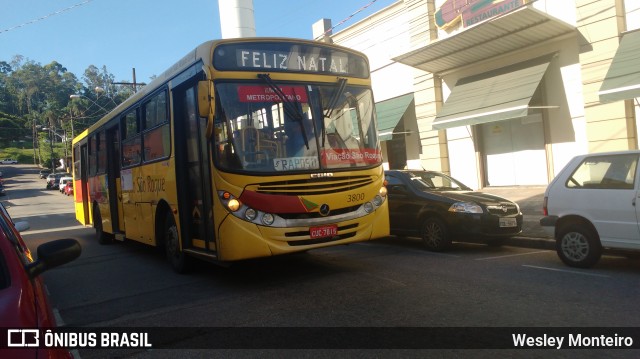 Viação São Roque 3800 na cidade de São Roque, São Paulo, Brasil, por Wesley Monteiro. ID da foto: 11799542.