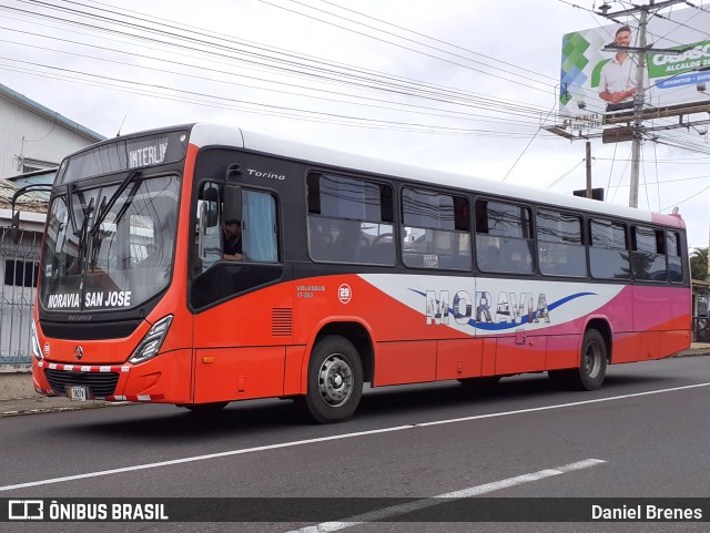 AMSA - Autotransportes Moravia 29 na cidade de San Vicente, Moravia, San José, Costa Rica, por Daniel Brenes. ID da foto: 11797737.