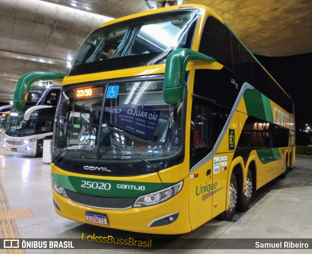 Empresa Gontijo de Transportes 25020 na cidade de Uberlândia, Minas Gerais, Brasil, por Samuel Ribeiro. ID da foto: 11797455.