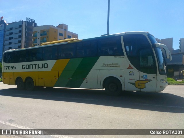 Empresa Gontijo de Transportes 17055 na cidade de Ipatinga, Minas Gerais, Brasil, por Celso ROTA381. ID da foto: 11797555.