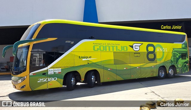 Empresa Gontijo de Transportes 25080 na cidade de Goiânia, Goiás, Brasil, por Carlos Júnior. Número da foto: #11798079.
