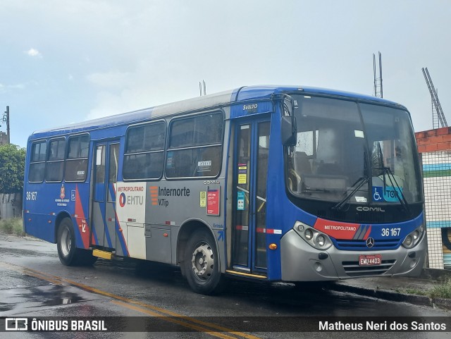 Vipol Transportes Rodoviários - TIPBUS - Transportes Intermunicipal 36.167 na cidade de Guarulhos, São Paulo, Brasil, por Matheus Neri dos Santos. ID da foto: 11798926.