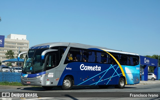 Viação Cometa 11511 na cidade de São Paulo, São Paulo, Brasil, por Francisco Ivano. ID da foto: 11798743.