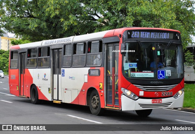 Expresso CampiBus 2288 na cidade de Campinas, São Paulo, Brasil, por Julio Medeiros. Número da foto: #11799528.