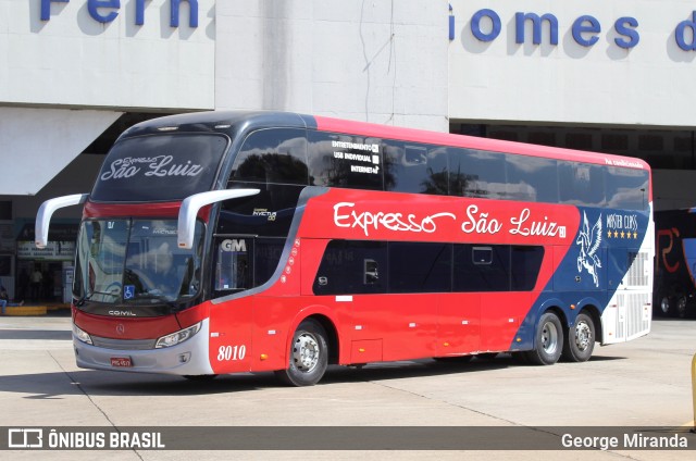 Expresso São Luiz 8010 na cidade de Goiânia, Goiás, Brasil, por George Miranda. Número da foto: #11799713.