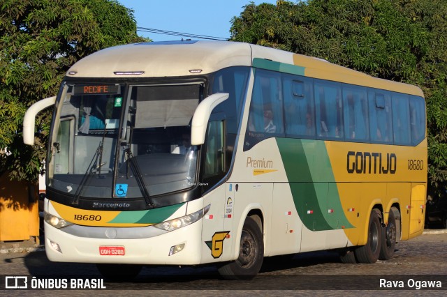 Empresa Gontijo de Transportes 18680 na cidade de Vitória da Conquista, Bahia, Brasil, por Rava Ogawa. ID da foto: 11800027.