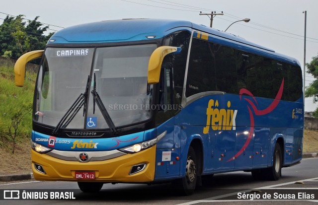 Rápido Expresso Fênix Viação 34025 na cidade de Campinas, São Paulo, Brasil, por Sérgio de Sousa Elias. Número da foto: #11798633.