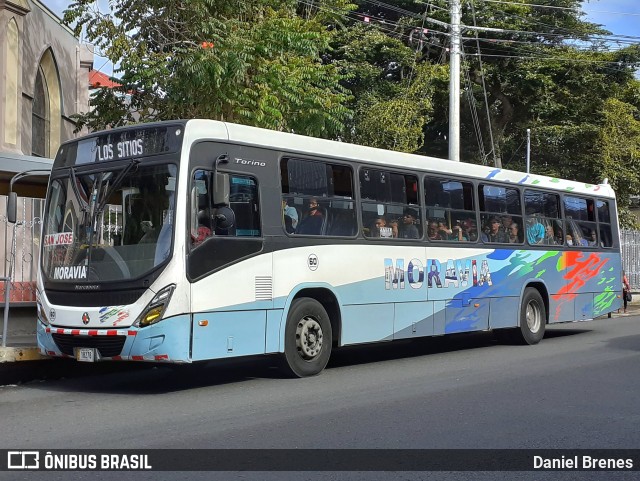 AMSA - Autotransportes Moravia 60 na cidade de San Vicente, Moravia, San José, Costa Rica, por Daniel Brenes. Número da foto: #11797875.