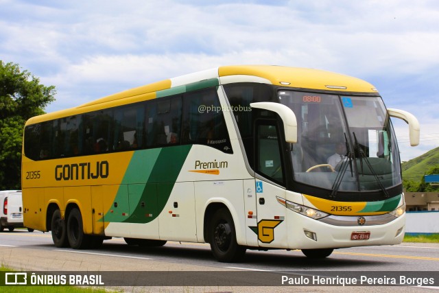 Empresa Gontijo de Transportes 21355 na cidade de Barra do Piraí, Rio de Janeiro, Brasil, por Paulo Henrique Pereira Borges. ID da foto: 11800982.