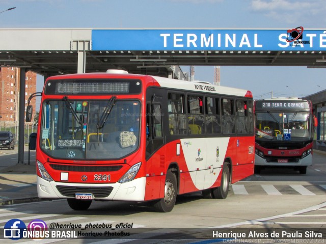 Expresso CampiBus 2391 na cidade de Campinas, São Paulo, Brasil, por Henrique Alves de Paula Silva. Número da foto: #11801630.