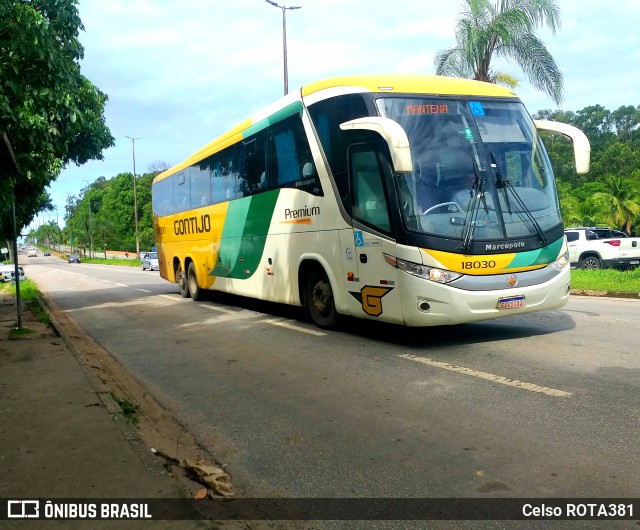 Empresa Gontijo de Transportes 18030 na cidade de Ipatinga, Minas Gerais, Brasil, por Celso ROTA381. ID da foto: 11801898.