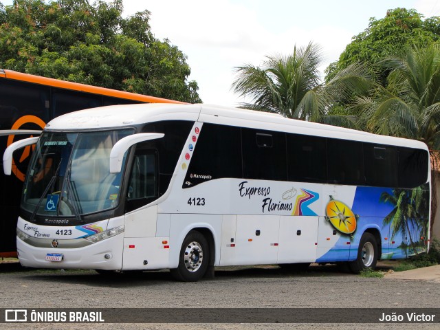 Expresso Floriano 4123 na cidade de Teresina, Piauí, Brasil, por João Victor. ID da foto: 11802787.