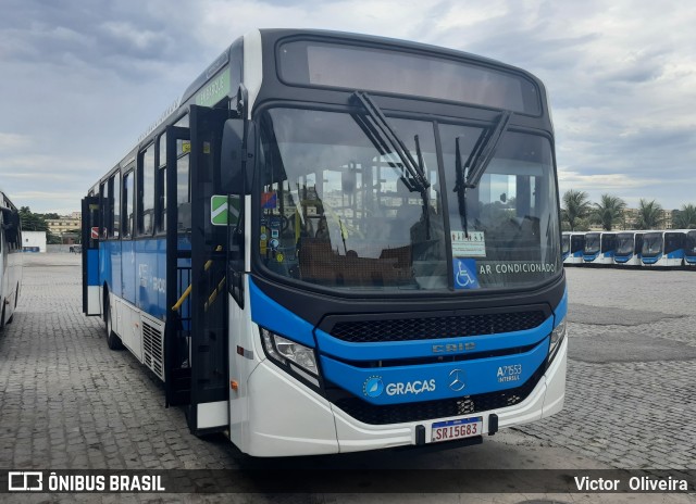 Viação Nossa Senhora das Graças A71553 na cidade de Rio de Janeiro, Rio de Janeiro, Brasil, por Victor  Oliveira. Número da foto: #11800646.