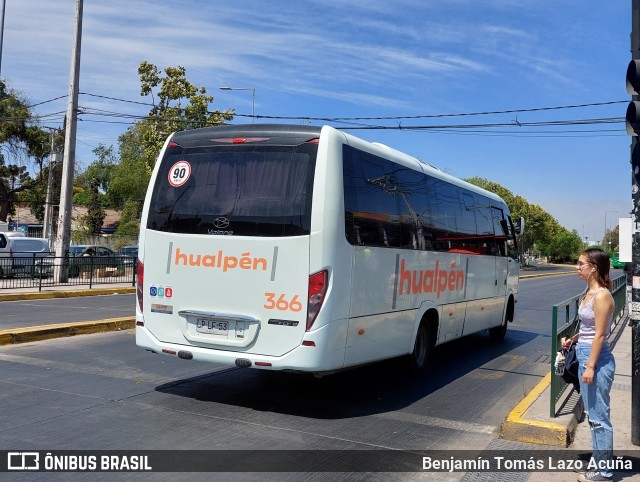 Buses Hualpén 366 na cidade de Maipú, Santiago, Metropolitana de Santiago, Chile, por Benjamín Tomás Lazo Acuña. Número da foto: #11802470.