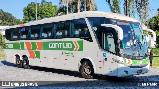 Empresa Gontijo de Transportes 21610 na cidade de Juiz de Fora, Minas Gerais, Brasil, por Juan Pablo. ID da foto: 11800619.