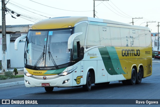 Empresa Gontijo de Transportes 19500 na cidade de Vitória da Conquista, Bahia, Brasil, por Rava Ogawa. ID da foto: 11800939.