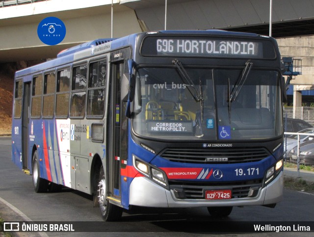 Transportes Capellini 19.171 na cidade de Campinas, São Paulo, Brasil, por Wellington Lima. Número da foto: #11804422.