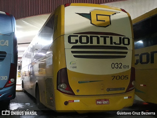 Empresa Gontijo de Transportes 7005 na cidade de João Monlevade, Minas Gerais, Brasil, por Gustavo Cruz Bezerra. Número da foto: #11804530.