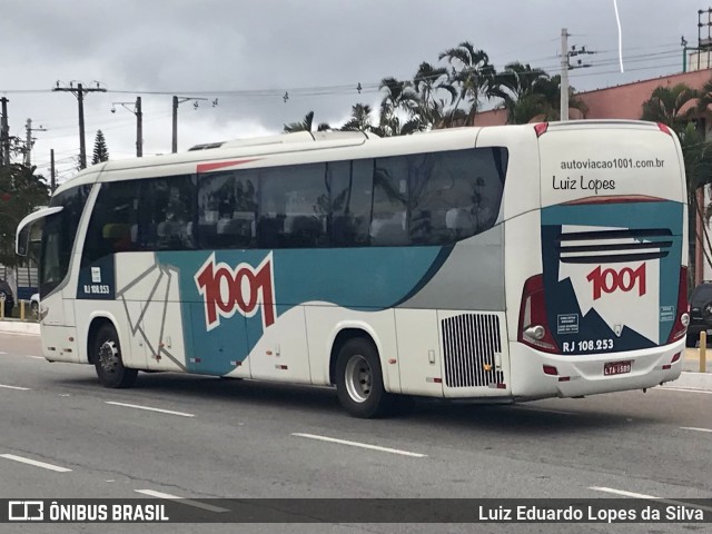 Auto Viação 1001 RJ 108.253 na cidade de Macaé, Rio de Janeiro, Brasil, por Luiz Eduardo Lopes da Silva. ID da foto: 11803771.