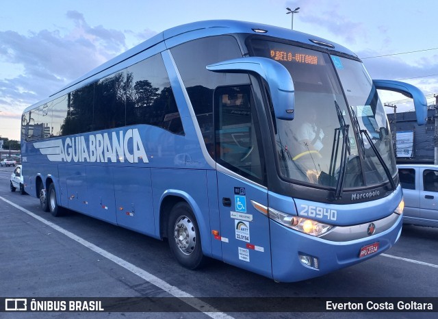 Viação Águia Branca 26940 na cidade de Cariacica, Espírito Santo, Brasil, por Everton Costa Goltara. ID da foto: 11804864.