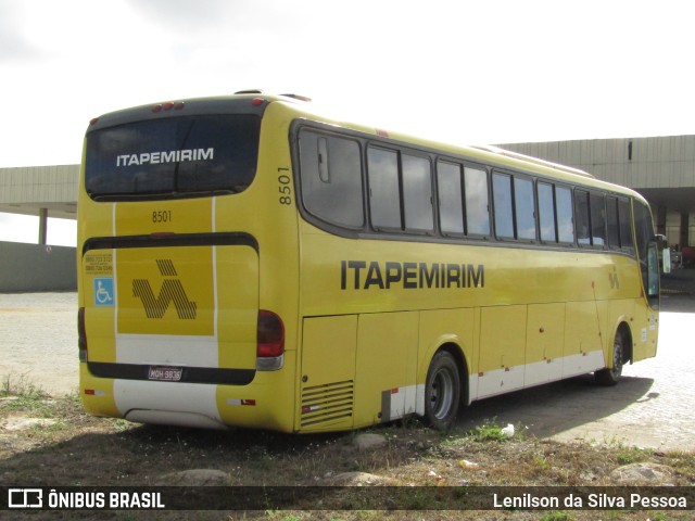 Viação Itapemirim 8501 na cidade de Caruaru, Pernambuco, Brasil, por Lenilson da Silva Pessoa. ID da foto: 11805651.