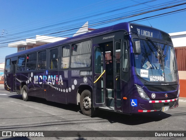 AMSA - Autotransportes Moravia 35 na cidade de San Vicente, Moravia, San José, Costa Rica, por Daniel Brenes. ID da foto: 11803594.