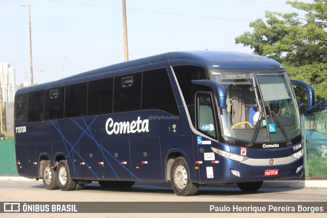 Viação Cometa 713138 na cidade de São Paulo, São Paulo, Brasil, por Paulo Henrique Pereira Borges. ID da foto: 11804917.