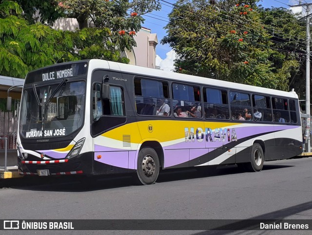 AMSA - Autotransportes Moravia 63 na cidade de San Vicente, Moravia, San José, Costa Rica, por Daniel Brenes. ID da foto: 11803638.