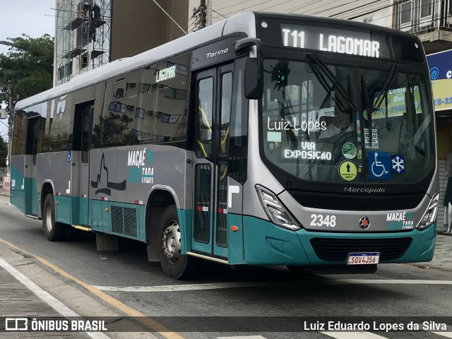 SIT Macaé Transportes 2348 na cidade de Macaé, Rio de Janeiro, Brasil, por Luiz Eduardo Lopes da Silva. Número da foto: #11803764.
