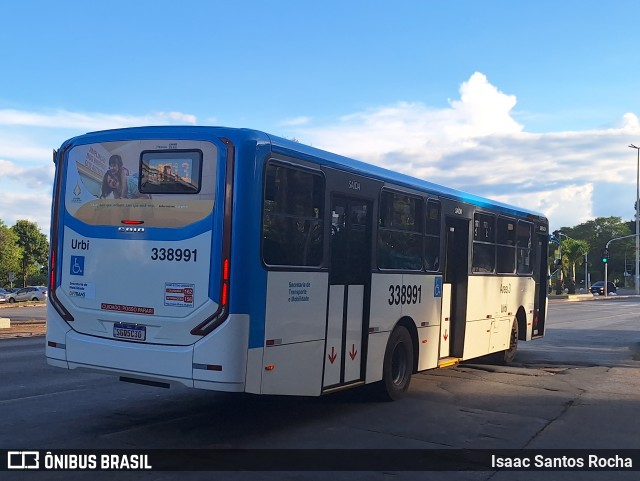 Urbi Mobilidade Urbana 338991 na cidade de Brasília, Distrito Federal, Brasil, por Isaac Santos Rocha. ID da foto: 11803485.