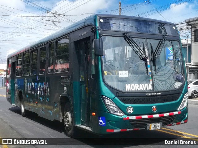 AMSA - Autotransportes Moravia 106 na cidade de San Vicente, Moravia, San José, Costa Rica, por Daniel Brenes. ID da foto: 11803632.