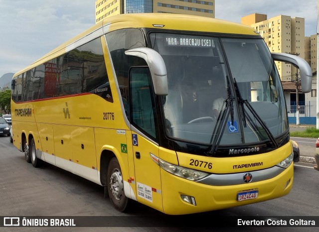 Viação Nova Itapemirim 20776 na cidade de Cariacica, Espírito Santo, Brasil, por Everton Costa Goltara. Número da foto: #11803055.
