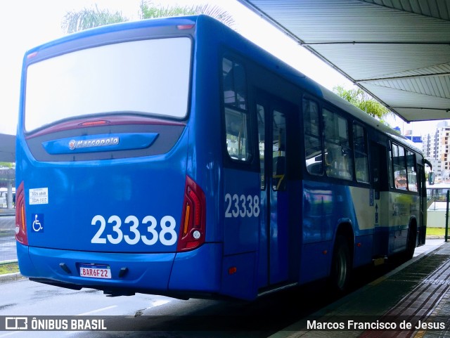 Emflotur - Empresa Florianópolis de Transportes Coletivos 23338 na cidade de Florianópolis, Santa Catarina, Brasil, por Marcos Francisco de Jesus. Número da foto: #11804512.