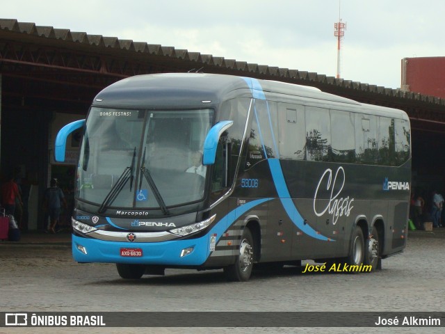 Empresa de Ônibus Nossa Senhora da Penha 53006 na cidade de Vitória da Conquista, Bahia, Brasil, por José Alkmim. ID da foto: 11805096.