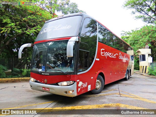 Expresso São Luiz 7360 na cidade de São Paulo, São Paulo, Brasil, por Guilherme Estevan. ID da foto: 11806089.