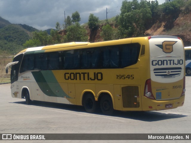 Empresa Gontijo de Transportes 19545 na cidade de Guarapari, Espírito Santo, Brasil, por Marcos Ataydes. N. ID da foto: 11804083.