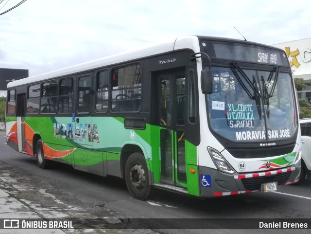 AMSA - Autotransportes Moravia 64 na cidade de San Vicente, Moravia, San José, Costa Rica, por Daniel Brenes. Número da foto: #11803576.