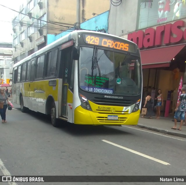Viação Nilopolitana RJ 123.049 na cidade de Nilópolis, Rio de Janeiro, Brasil, por Natan Lima. Número da foto: #11804527.