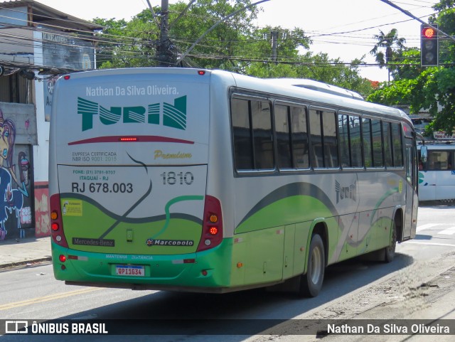 Turin Transportes 1810 na cidade de Rio de Janeiro, Rio de Janeiro, Brasil, por Nathan Da Silva Oliveira. ID da foto: 11805040.