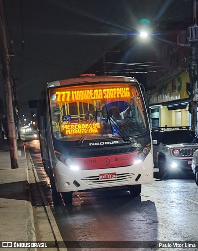 Transportes Barra D13359 na cidade de Rio de Janeiro, Rio de Janeiro, Brasil, por Paulo Vitor Lima. Número da foto: #11805784.