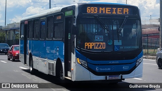 Transurb A72172 na cidade de Rio de Janeiro, Rio de Janeiro, Brasil, por Guilherme Breda. ID da foto: 11803702.