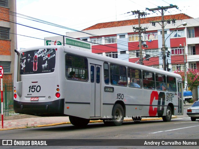 Viação Centro Oeste 150 na cidade de Santa Maria, Rio Grande do Sul, Brasil, por Andrey Carvalho Nunes. ID da foto: 11809155.