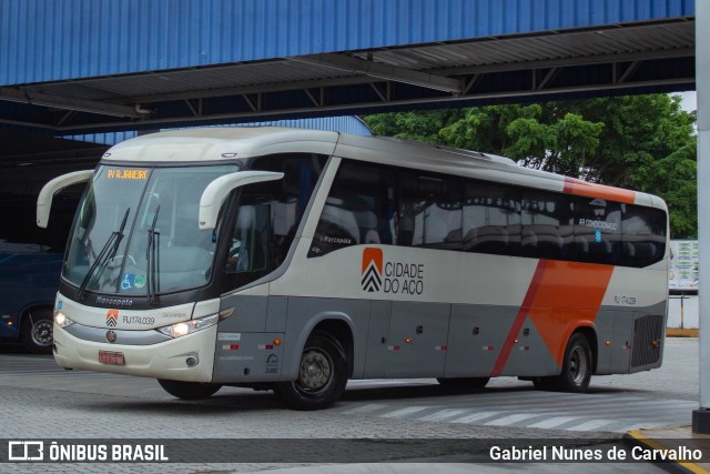 Viação Cidade do Aço RJ 174.039 na cidade de Resende, Rio de Janeiro, Brasil, por Gabriel Nunes de Carvalho. Número da foto: #11806350.